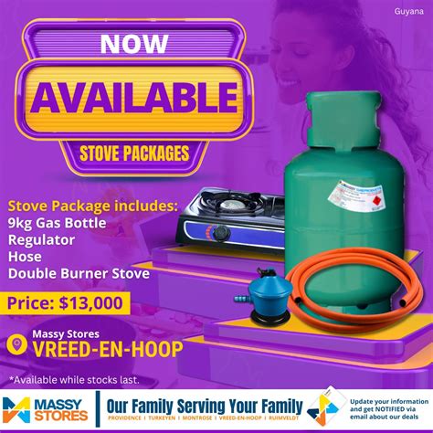 gas stove price in guyana